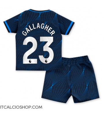 Chelsea Conor Gallagher #23 Seconda Maglia Bambino 2023-24 Manica Corta (+ Pantaloni corti)